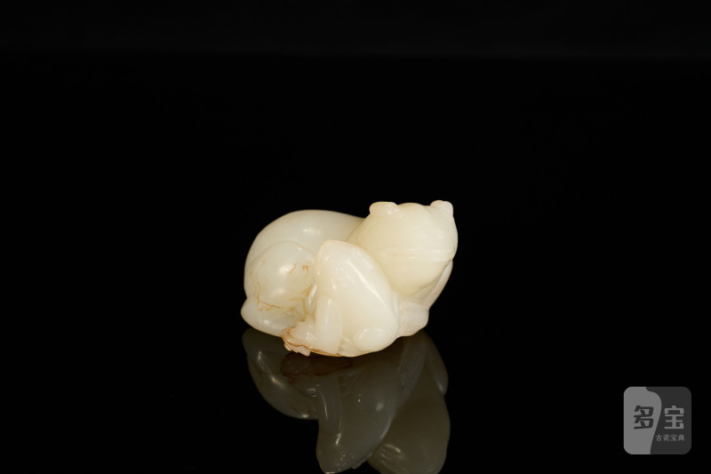 Lot1062 清 白玉金蟾 - 图3